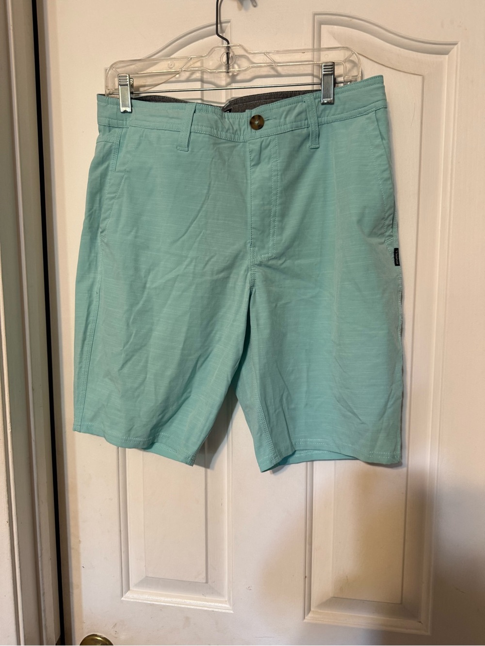 O'Neill Mint Green Flat Front Men's Shorts